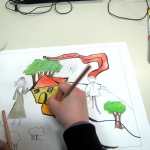 Illustrazioni in fase di studio